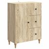 vidaXL Sz&eacute;f fi&oacute;kkal Sonoma T&ouml;lgy 66 x 34,5 x 90 cm Szerelt Fa