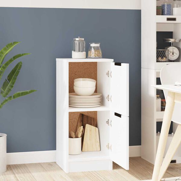 vidaXL feh&eacute;r szerelt fa t&aacute;lal&oacute;szekr&eacute;ny 30 x 30 x 70 cm