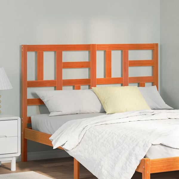 vidaXL &Aacute;gyszerkezet Fejt&aacute;mla Faggy&uacute; barna 145,5 x 4 x 104 cm