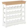 vidaXL feh&eacute;r MDF borszekr&eacute;ny 70 x 22,5 x 70,5 cm