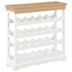 vidaXL feh&eacute;r MDF borszekr&eacute;ny 70 x 22,5 x 70,5 cm