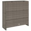 vidaXL T&aacute;rol&oacute;szekr&eacute;ny polcokkal Sz&uuml;rke 100 x 36 x 102 cm Rattan