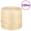 vidaXL 100% sziz&aacute;lk&ouml;t&eacute;l 4 mm 100 m