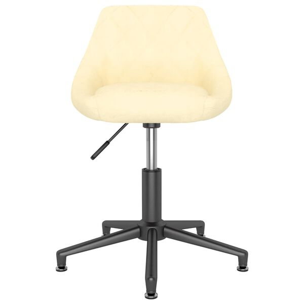 vidaXL 2 db kr&eacute;msz&iacute;nű b&aacute;rsony forg&oacute; &eacute;tkezősz&eacute;k