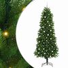 vidaXL Kar&aacute;csonyfa 300 LED-del &aacute;llv&aacute;nnyal Z&ouml;ld 240 cm PE