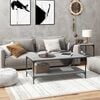 vidaXL sz&uuml;rke sonoma sz&iacute;nű szerelt fa doh&aacute;nyz&oacute;asztal 80 x 50 x 40 cm
