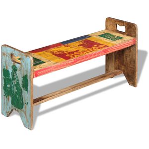vidaXL t&ouml;m&ouml;r &uacute;jrahasznos&iacute;tott fa Cola pad 100 x 30 x 50 cm