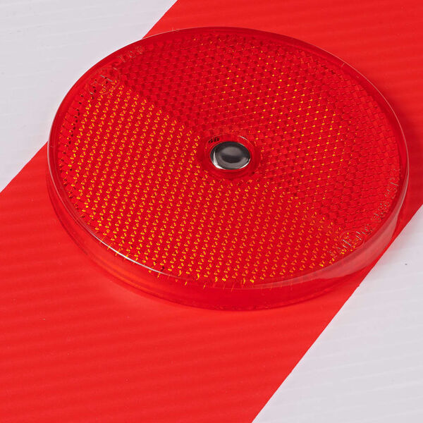 ProPlus műanyag h&aacute;ts&oacute; figyelmeztetőt&aacute;bla f&eacute;nyvisszaverőkkel 50x50 cm