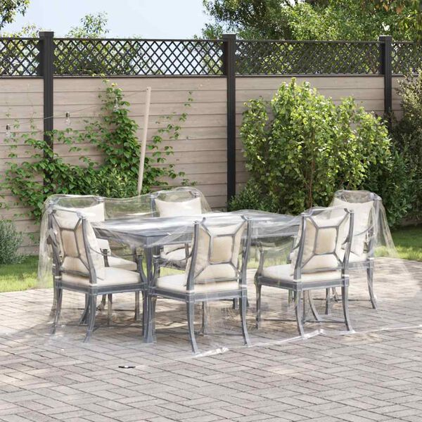 vidaXL &aacute;tl&aacute;tsz&oacute; ponyva lyukaszt&oacute;val 3x5 m PVC