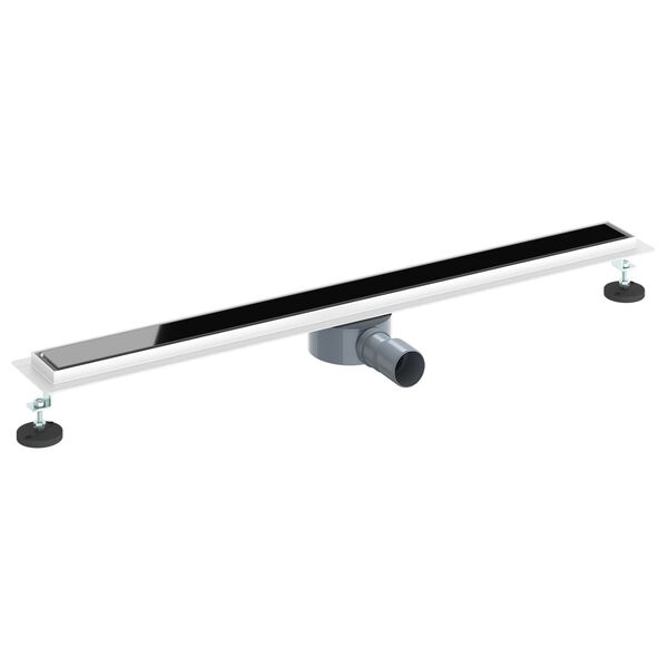 vidaXL Zuhanylefoly&oacute; &uuml;veg fed&eacute;llel &eacute;s 360&deg;-os szifonnal Fekete 90 cm