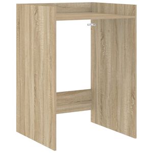 vidaXL Mos&oacute;g&eacute;p Szekr&eacute;ny Sonoma T&ouml;lgy 67,5 x 62 x 97 cm Szerelt fa