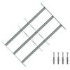 vidaXL Ablakokhoz k&eacute;sz&uuml;lt biztons&aacute;gi r&aacute;cs, 3 keresztl&eacute;ccel 3 pcs