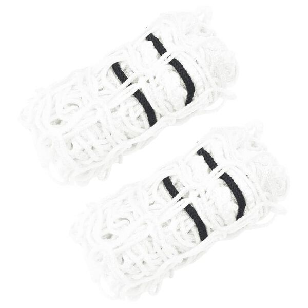 vidaXL 2 db kerek feh&eacute;r PP sz&eacute;nah&aacute;l&oacute; 100 x 100 cm