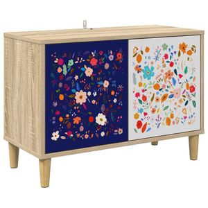vidaXL TV szekr&eacute;ny MAINZ 69 x 33 x 50 cm Sonoma Szerelt Fa