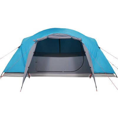 vidaXL 8 személyes kék vízálló keresztirányú családi sátor