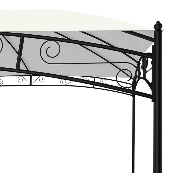 vidaXL krémszínű kerti pavilon 4 x 3 m 180 g/m²