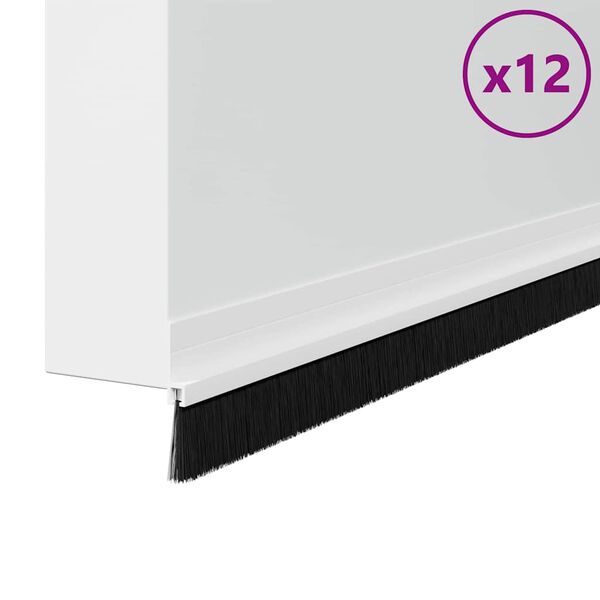 vidaXL &Ouml;ntapad&oacute; ajt&oacute; kefe t&ouml;m&iacute;t&eacute;sek 12 pcs Feh&eacute;r 100 cm