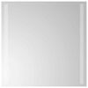 vidaXL LED-es f&uuml;rdőszobat&uuml;k&ouml;r 50x50 cm