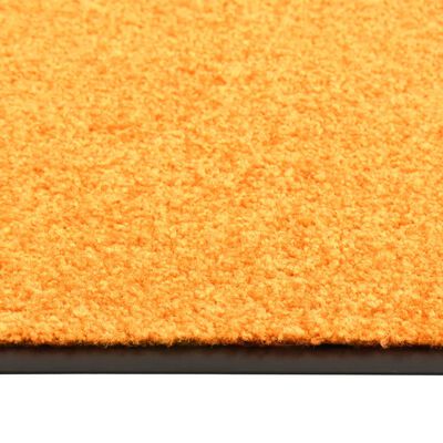 vidaXL narancssárga kimosható lábtörlő 60 x 90 cm