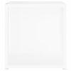 vidaXL fehér szerelt fa kisasztal 33 x 33 x 34,5 cm