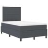 vidaXL LED Box Spring &Aacute;gy S&ouml;t&eacute;tsz&uuml;rke &eacute;s Feh&eacute;r 120 x 190 cm