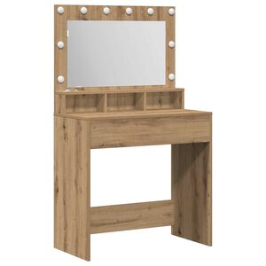 vidaXL &Ouml;lt&ouml;zk&ouml;dőasztal Artisan t&ouml;lgy 75,5 x 41 x 135 cm Szerelt Fa