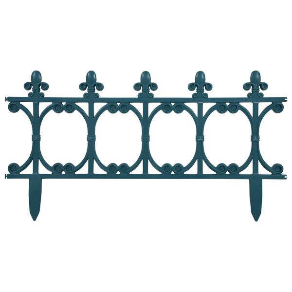 vidaXL 16 db z&ouml;ld polipropil&eacute;n gyepszeg&eacute;ly 10 m