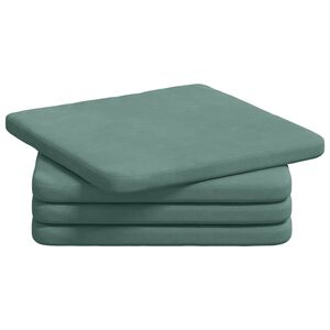 vidaXL &Uuml;lőp&aacute;rn&aacute;k 4 db B&aacute;rsony Tengeri Z&ouml;ld 40 x 40 x 3 cm