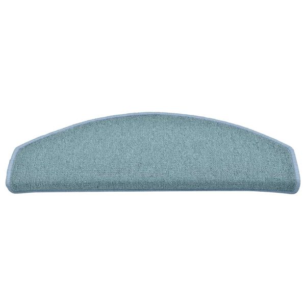 vidaXL 30 db-os l&eacute;pcsőszőnyegek 65 x 24 x 4 cm, tengerk&eacute;k, f&eacute;lk&ouml;r alak&uacute;, nagy