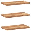 vidaXL 3 db olajbevonat&uacute; t&ouml;m&ouml;r ak&aacute;cfa f&uuml;ggőpolc 60 x 20 x 2 cm