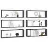 vidaXL 6 db sz&uuml;rke forg&aacute;cslap fali kockapolc 80 x 15 x 26,5 cm