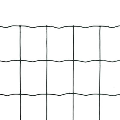 vidaXL Euro Fence zöld acélkerítés 10 x 1,7 m