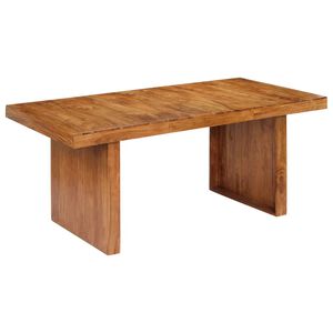 vidaXL t&ouml;m&ouml;r ak&aacute;cfa &eacute;tkezőasztal 180 x 90 x 75 cm