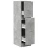 vidaXL betonsz&uuml;rke szerelt fa patikaszekr&eacute;ny 30 x 41 x 118 cm