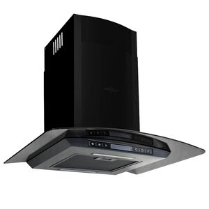 vidaXL fekete rozsdamentes ac&eacute;l fali p&aacute;raelsz&iacute;v&oacute; 756 m&sup3;/&oacute;ra 60 cm