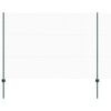 vidaXL Hatsz&ouml;gletű ker&iacute;t&eacute;s oszlopokkal 25 x 1,5 m PVC-bevonatos ac&eacute;l