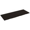 vidaXL s&ouml;t&eacute;tbarna kezelt t&ouml;m&ouml;r t&ouml;lgyfa fali polc 160 x 60 x (2-4) cm