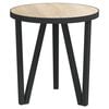vidaXL sonoma-t&ouml;lgysz&iacute;nű MDF doh&aacute;nyz&oacute;asztal &Oslash;35 cm
