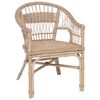 vidaXL &Ouml;sszecsukhat&oacute; Sz&eacute;k Rattan Term&eacute;szetes 60 x 60 x 81 cm