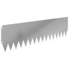 vidaXL Fűszeg&eacute;lyez&eacute;s 10 pcs 103 x 30 cm Ac&eacute;l Ez&uuml;st