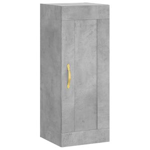 vidaXL betonsz&uuml;rke szerelt fa fali szekr&eacute;ny 34,5x34x90 cm