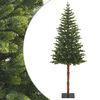 vidaXL Műanyag Hajtogat&oacute;s Kar&aacute;csonyfa 180 cm PVC &eacute;s f&eacute;m Z&ouml;ld