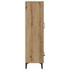 vidaXL Highboard artisan t&ouml;lgy 70x31x115 cm g&eacute;pi &uacute;ton elő&aacute;ll&iacute;tott fa