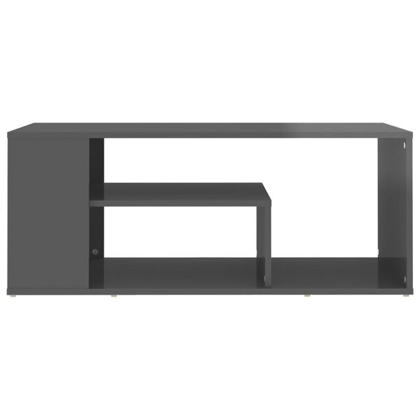 vidaXL magasf&eacute;nyű sz&uuml;rke szerelt fa doh&aacute;nyz&oacute;asztal 100 x 50 x 40 cm