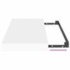 vidaXL 4 db feh&eacute;r MDF fali polc 50 x 23 x 3,8 cm