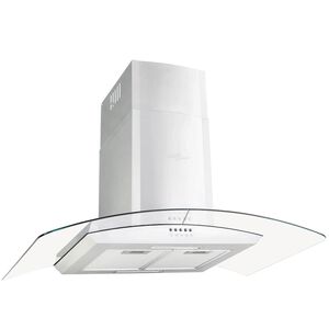 vidaXL rozsdamentes ac&eacute;l, fali p&aacute;raelsz&iacute;v&oacute; 90 cm 756 m&sup3;/&oacute;ra LED
