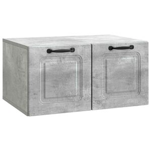 vidaXL Fali TV szekr&eacute;ny Betonsz&uuml;rke 59,5 x 41 x 30 cm Szerelt Fa