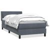 vidaXL s&ouml;t&eacute;tsz&uuml;rke b&aacute;rsony rug&oacute;s &aacute;gy matraccal 80x220 cm