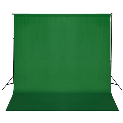 vidaXL zöld háttértartó állványrendszer 600 x 300 cm