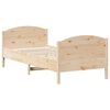 vidaXL t&ouml;m&ouml;r fenyőfa &aacute;gy matrac n&eacute;lk&uuml;l 75 x 190 cm